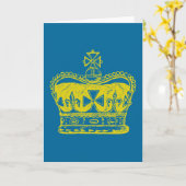 Royal Crown Graphic Karte (Gelbe Blume)