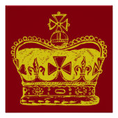 Royal Crown Graphic Poster (Vorderseite)