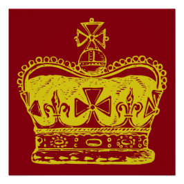 Royal Crown Graphic Poster
