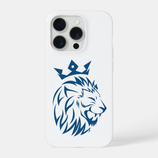 Royal Crown Löwe iPhone 15 Pro Max Hülle (Rückseite)