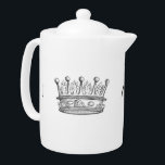 Royal Crown Monogram<br><div class="desc">Dieses Design zeigt eine königliche Krone mit zwei Monogramm-Initialen, die Sie personalisieren können. Geschenkidee für einen Vater, Onkel, Bruder oder Freund.</div>