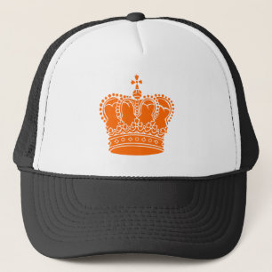 Royal Crown - Orange Truckerkappe