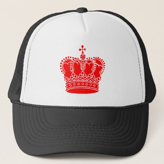 Royal Crown - Red Truckerkappe (Vorderseite)