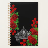 Royal Crown & Rose Pageant Planner Planer (Vorderseite)