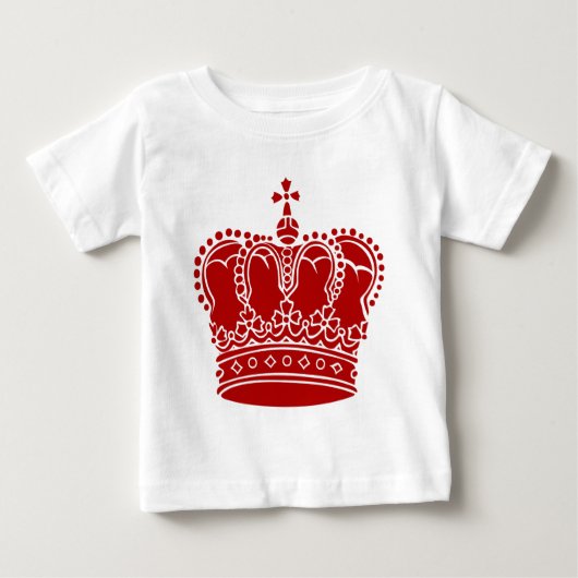 Royal Crown - Ruby Rot Baby T-shirt (Vorderseite)