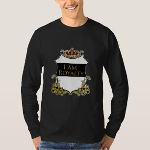Royal Crown Shield Fette Aussage Design T-Shirt