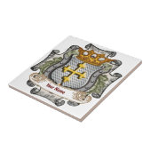 Royal Crown Shield Surname Fliese (Seite)