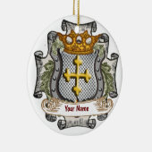 Royal Crown Shield Surname Ornament (Rechts)