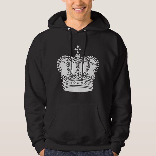 Royal Crown - weiß Hoodie (Vorderseite)