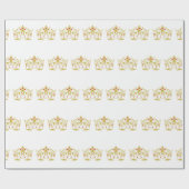 Royal Crown Wrapping Paper Geschenkpapier (Flach)