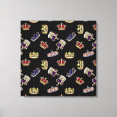 Royal Crowns Canvas Print Leinwanddruck (Vorderseite)