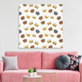 Royal Crowns Canvas Print Leinwanddruck (Insitu (Wohnzimmer))