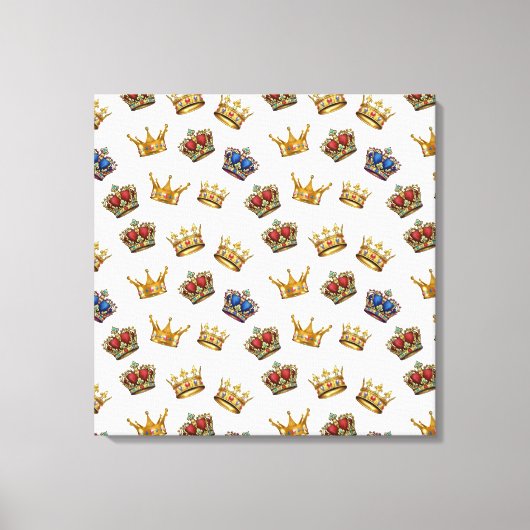 Royal Crowns Canvas Print Leinwanddruck (Vorderseite)