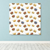 Royal Crowns Canvas Print Leinwanddruck (Insitu (Holzboden))