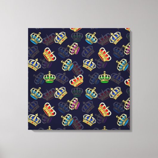 Royal Crowns Canvas Print Leinwanddruck (Vorderseite)