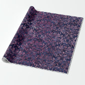 Royal Damask Crushed Velvet Lila Plumstead Ameth Geschenkpapier (Ungerollt)