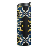 Royal Damask Star Pattern Tumbler Thermosbecher (Nach links gedreht)