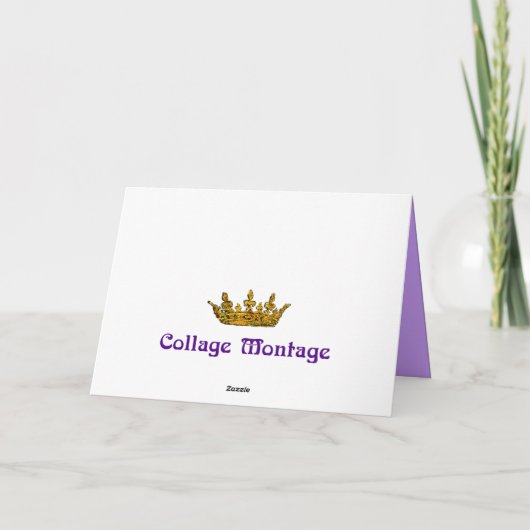 Royal Danke Card (Rückseite)