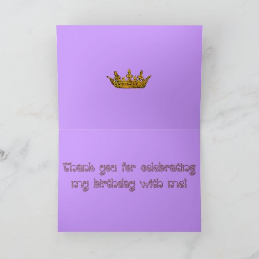 Royal Danke Card (Innenseite)