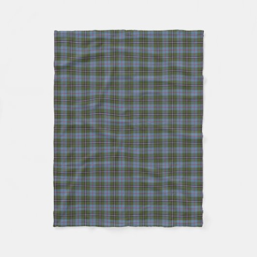 Royal Deeside Scotland District Tartan Fleecedecke (Vorderseite)