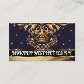 Royal Deluxe Goldene Krone Visitenkarte (Vorderseite)