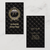 Royal Diamond Black Accounting Visitenkarte (Vorne/Hinten)