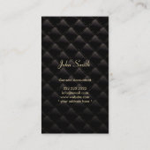 Royal Diamond Black Accounting Visitenkarte (Rückseite)