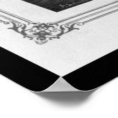 Royal Dolmabahce Palace Istanbul 1885 Poster (Ecke)