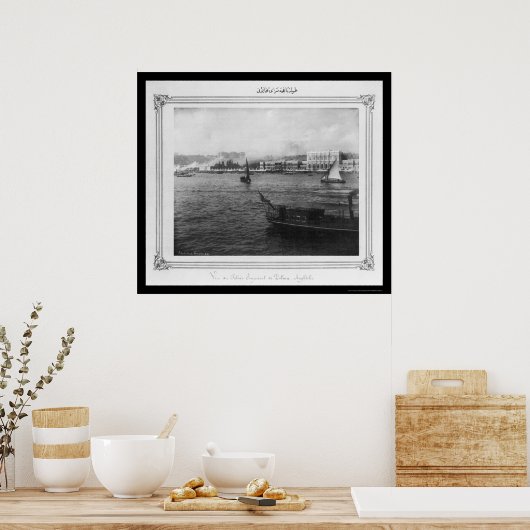 Royal Dolmabahce Palace Istanbul 1885 Poster (Küche)