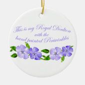 Royal Doulton Periwinkles Keramikornament (Vorne)