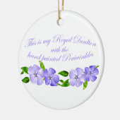 Royal Doulton Periwinkles Keramikornament (Links)