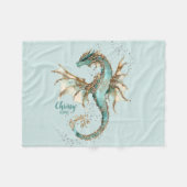 Royal Dragon New Baby Blanket Fleecedecke (Vorderseite (Horizontal))