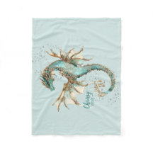 Royal Dragon New Baby Blanket