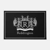 Royal Dragon Wappen Doormat Fußmatte (Vorderseite)
