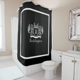 Royal Dragon Wappen Duschvorhang