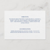 Royal Eat, Drinks & Be Verheiratet | Einschließung Begleitkarte (Rückseite)