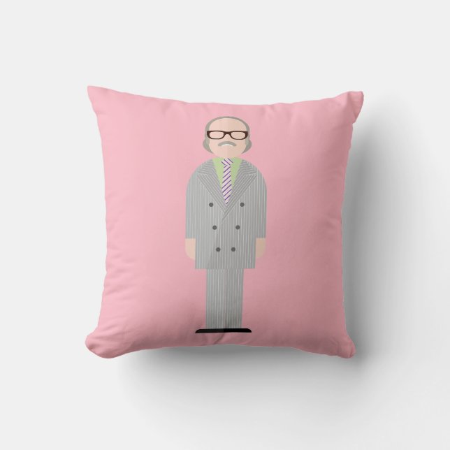 Royal - Eccentric Character Throw Pillow Kissen (Vorderseite)