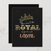 Royal Einladung (Vorne/Hinten)