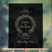 Royal, elegant, "Best-Day-Ever" Hochzeit Acrylschild (Neutral)