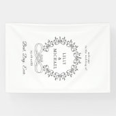 Royal, elegant, "Best-Day-Ever" Hochzeit Banner (Horizontal)