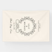 Royal, elegant, "Best-Day-Ever" Hochzeit Banner (Horizontal)