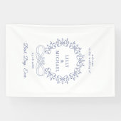 Royal, elegant, "Best-Day-Ever" Hochzeit Banner (Horizontal)