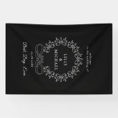 Royal, elegant, "Best-Day-Ever" Hochzeit Banner (Horizontal)
