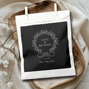 Royal, elegant, "Best-Day-Ever" Hochzeit Geschenktütchen