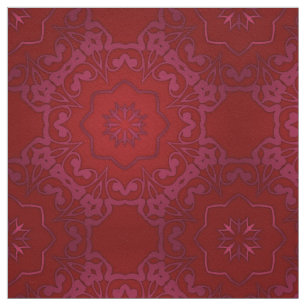 Royal Elegant Classic Luxury Red Damask Muster Stoff