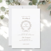 Royal, Elegant, Hochzeit Einladung