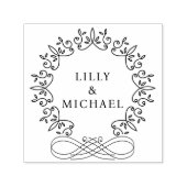 Royal, Elegant, Hochzeit Permastempel (Design)