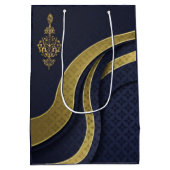 Royal elegante Luxury Mittlere Geschenktüte (Rückseite)
