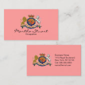 Royal Emblem ~ Business Card / Unisex Visitenkarte (Vorne/Hinten)