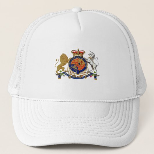 Royal Emblem ~ Hat / Unisex Truckerkappe (Vorderseite)